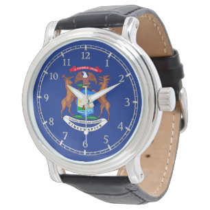 Michigan State Flag Watch Design