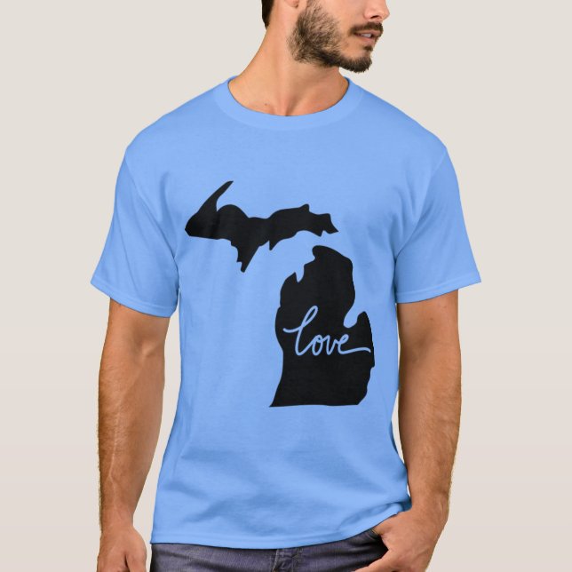 Michigan state love Oversized T-Shirt (Front)