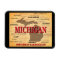 Michigan State Pride Map Silhouette