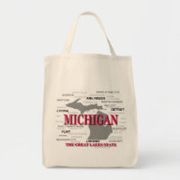 Michigan State Pride Map Silhouette