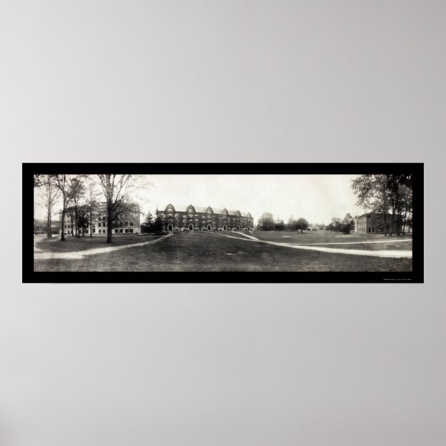 Michigan State University Photo 1912 Poster (Front)