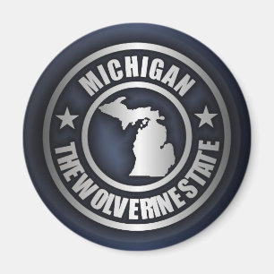 "Michigan Steel" Magnets (Blue)