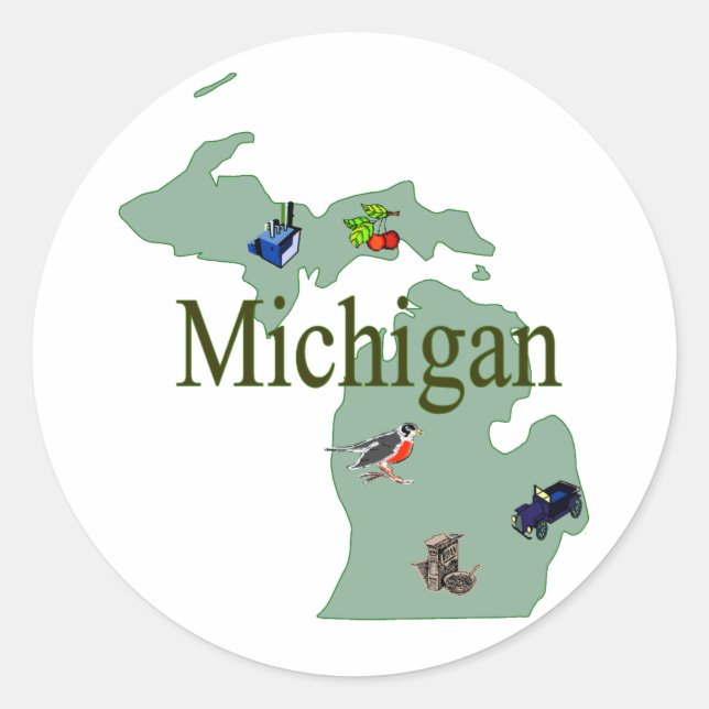 Michigan Sticker (Front)