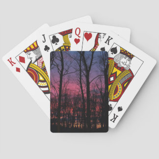 Michigan Sunset playing cards