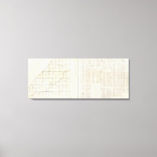 Michigan Survey Canvas Print