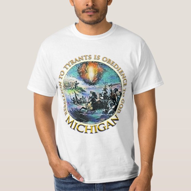 Michigan Tea Party tee-shirts T-Shirt (Front)