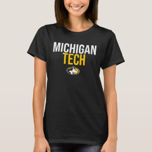 Michigan Tech Huskies Stacked T-Shirt