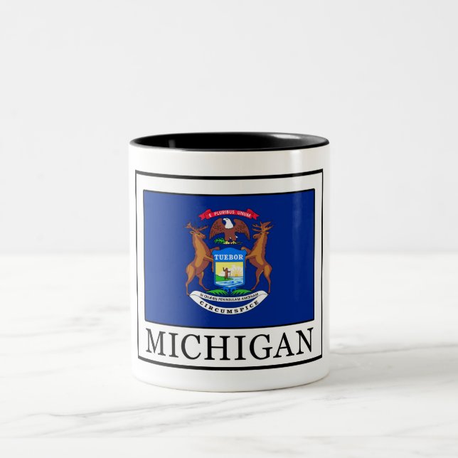 Michigan Two-Tone Coffee Mug (Center)