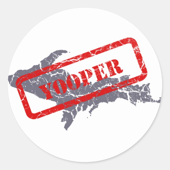 Michigan Upper Peninsula Yooper Sticker (Front)
