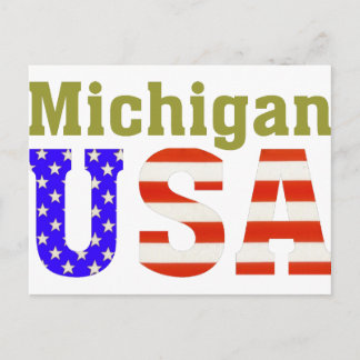 Michigan USA! Postcard