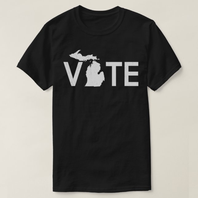 Michigan Vote Election 2022  T-Shirt (Design Front)