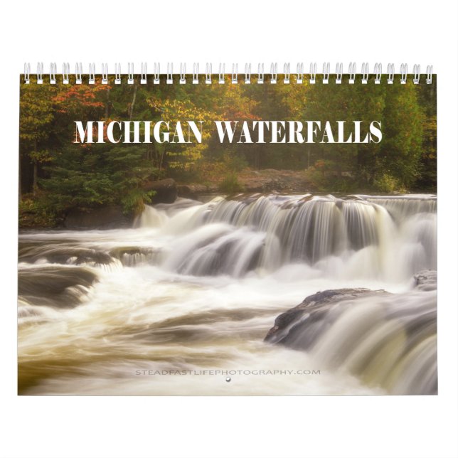 Michigan Waterfalls Calendar (Cover)