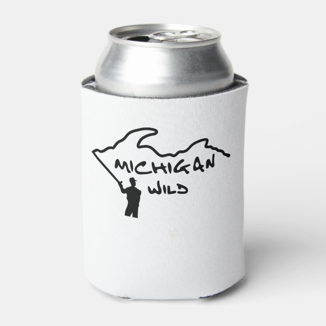 Michigan Wild Logo Can Cooler (Can Front)