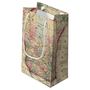 Michigan, Wisconsin Map by Mitchell Small Gift Bag