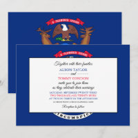 Michigander Flag, Flag of Michigan Wedding