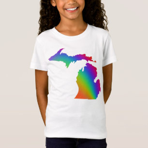 Michigander rainbow love is love T-Shirt