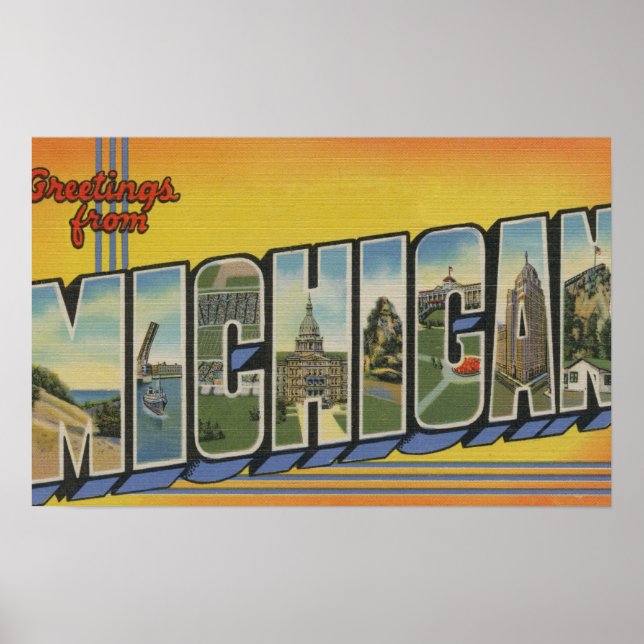 MichiganLarge Letter ScenesMichigan Poster (Front)