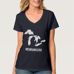 Michiganster Baby Dark Colours Funny Michigan T-Shirt