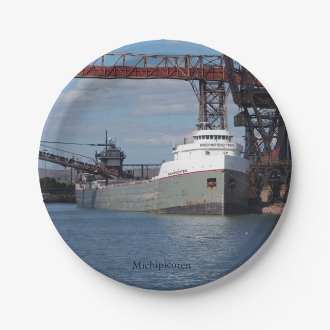 Michipicoten paper plate (Front)