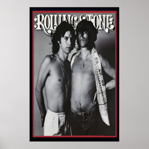 Mick Jagger Kieth Richards 1975 Rolling Stone Poster