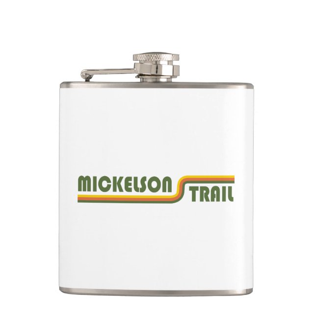 Mickelson Trail South Dakota Hip Flask (Front)