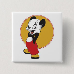 Mickey 15 Cm Square Badge
