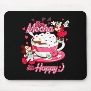 Mickey Amp Minnie Valentines Day You Mocha Me H  Mouse Mat