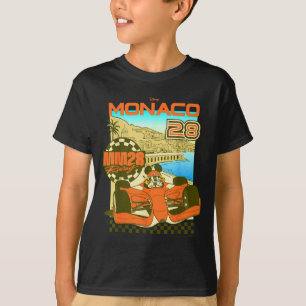 Mickey and friends monaco 28 racing poster T-Shirt
