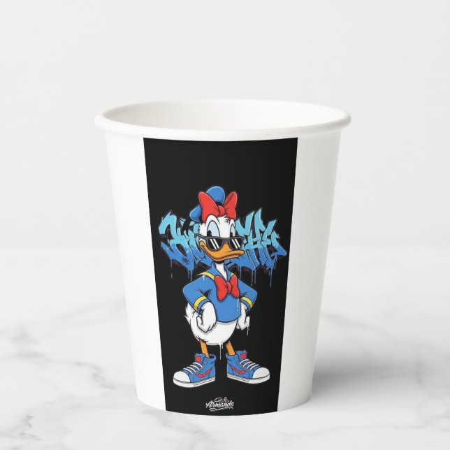 Mickey and Minnie Festive Celebration Colorful Pap Paper Cups (Front)
