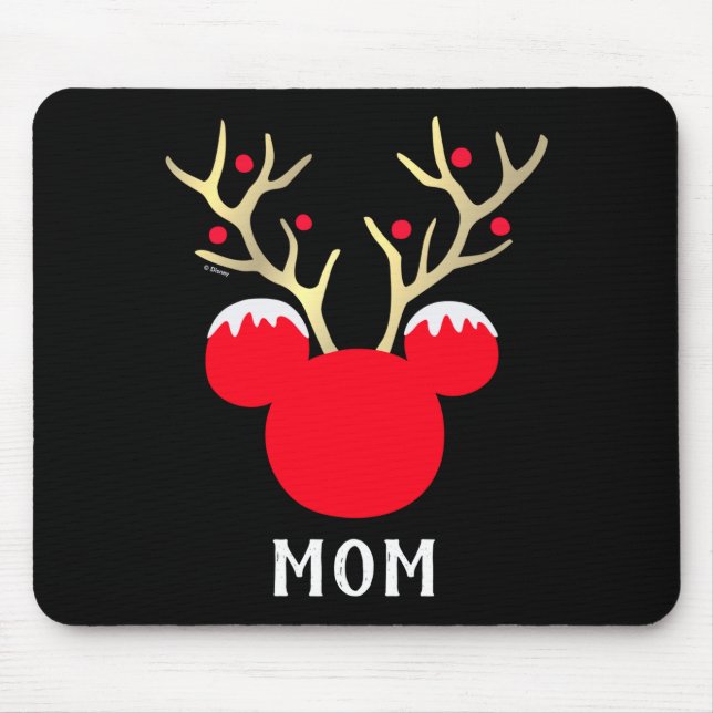 Mickey Family Christmas Mom  Mouse Mat (Front)