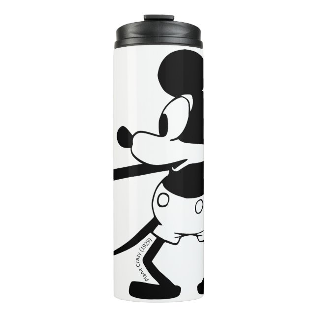 Mickey - Looking in the Mirror (Plane Crazy, 1929) Thermal Tumbler (Front)
