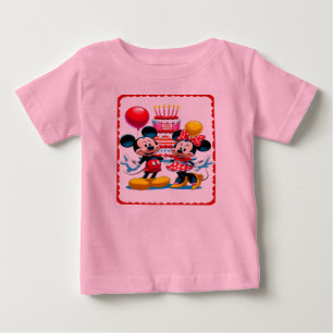 Mickey & Minnie Birthday Bash Celebration Tee