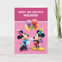 Mickey & Minnie | Folded Birthday