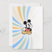 Mickey Mouse Carnival Birthday Invitation (Back)