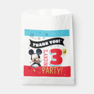 Mickey Mouse Fun Birthday paper Favor Bag