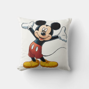 Mickey Mouse Pumpkin Character – Halloween Cartoon Cushion