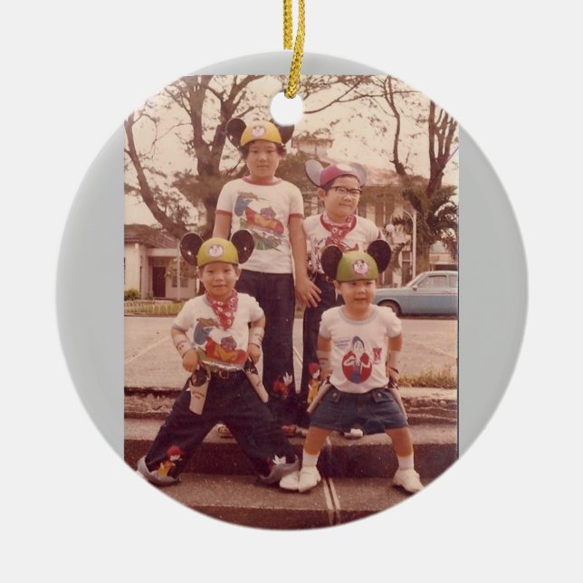 Mickey Wongs Ceramic Tree Decoration (Front)