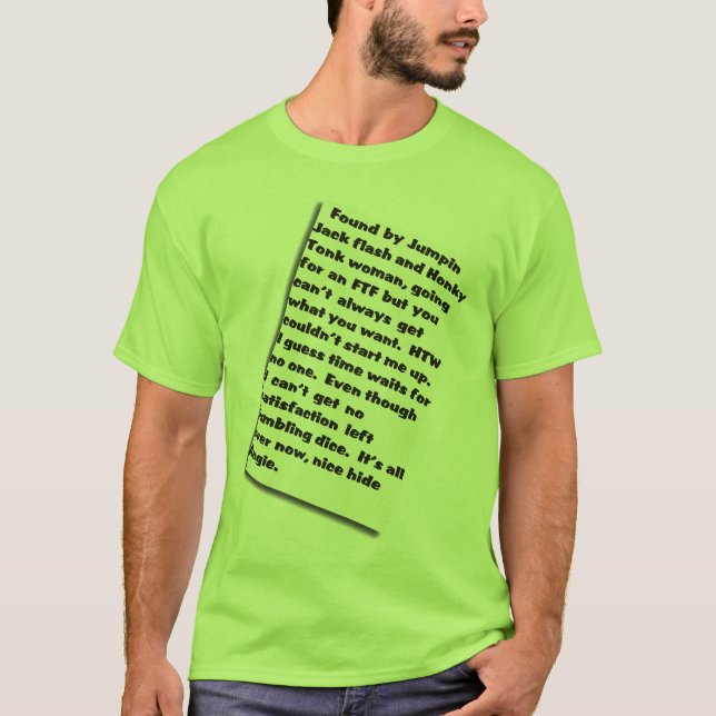 Mick's log T-Shirt (Front)