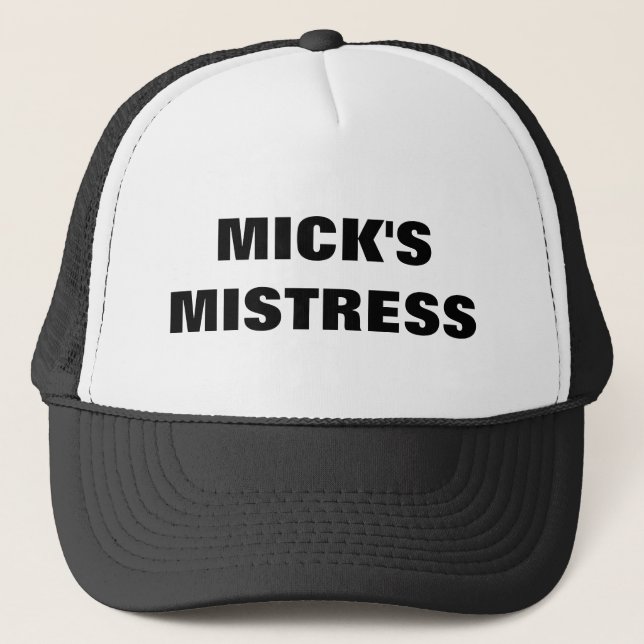 MICK'S MISTRESS TRUCKER HAT (Front)