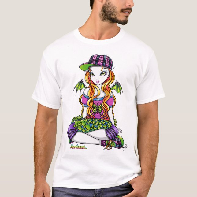 "Micky" Punky Rainbow Fairy Art Top (Front)