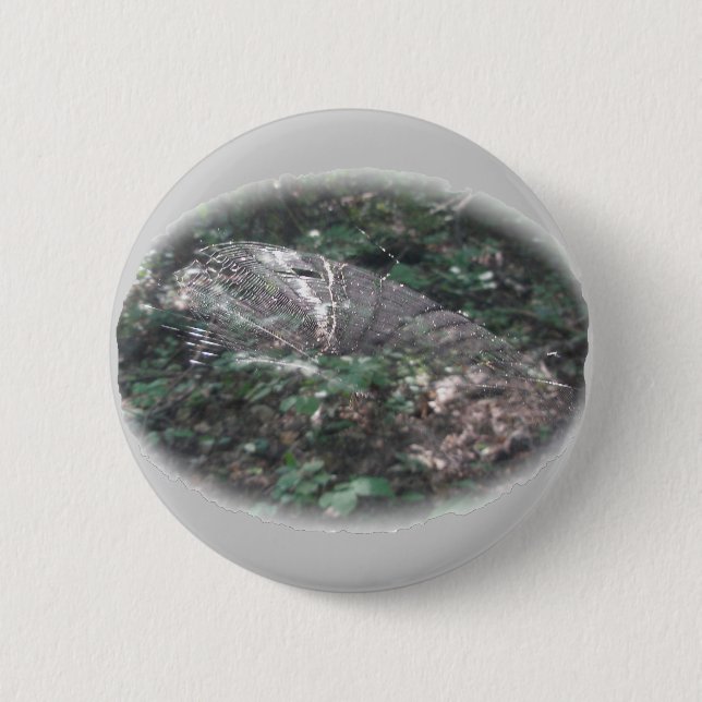 Micrathena Spider Orb Web Coordinating Items 6 Cm Round Badge (Front)