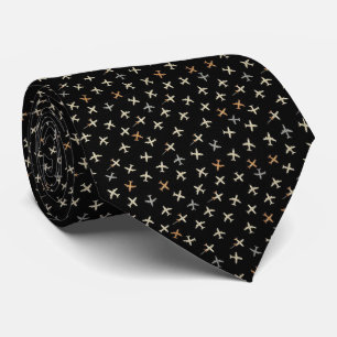 Micro Aeroplanes Pilot Designer Style Tie