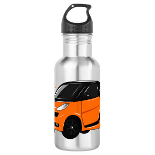 Micro car cartoon illustration 532 ml water bottle