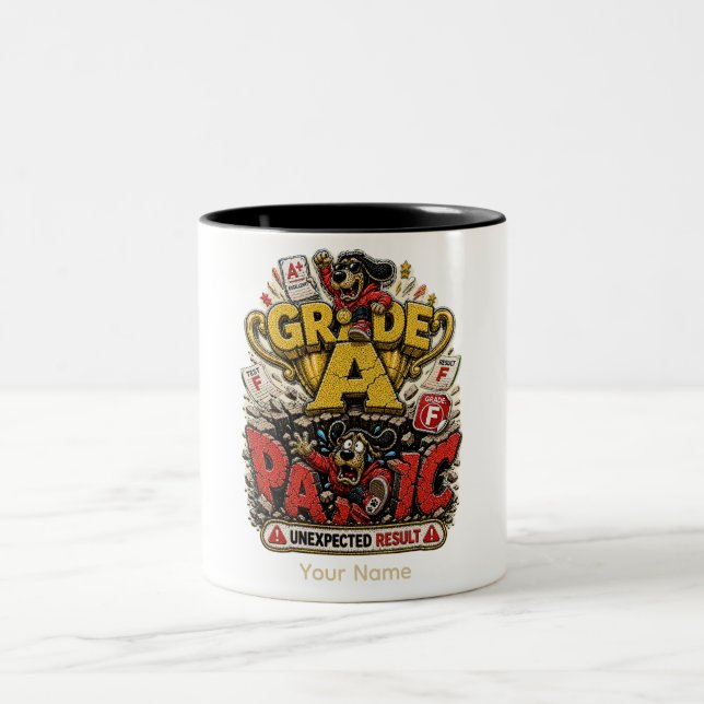 Micro Managed Personalised Funny Office T-Shirt Two-Tone Coffee Mug (Center)