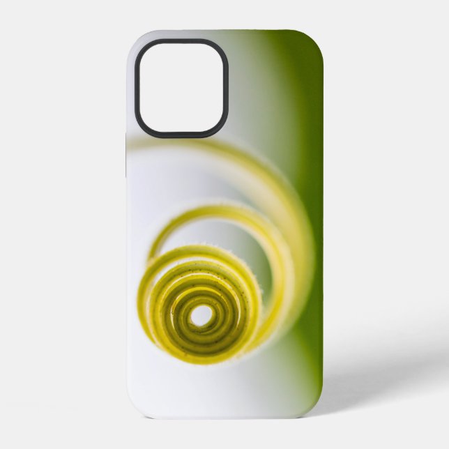 Micro photography of plant stem iPhone case (Back)