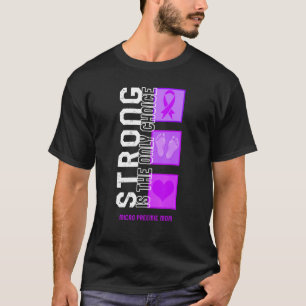 Micro Preemie Mum Prematurity Purple Ribbon Nicu B T-Shirt