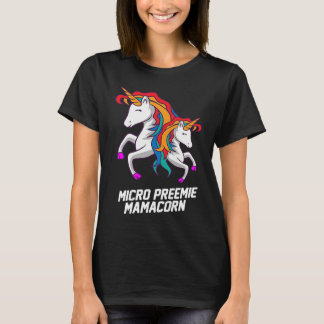 Micro Preemie NICU New Mom Unicorn Premature Birth T-Shirt