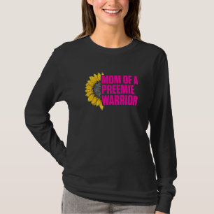 Micro Preemie Nicu New Mum Sunflower Premature Bir T-Shirt