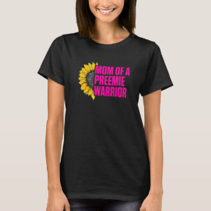 Micro Preemie Nicu New Mum Sunflower Premature Bir T-Shirt