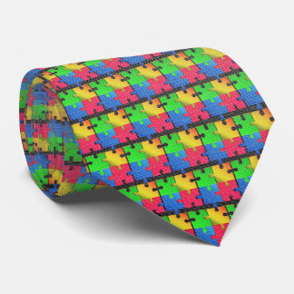 Micro Puzzle – Digital Mosaic Tie